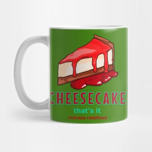 Decadent Delight: Cheesecake's Sweet Symphony Mug